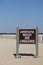 Unprotected Beach Sign No Lifeguards