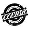 Unqualified rubber stamp