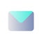 Unread message flat gradient color ui icon