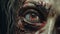 Unreal Engine 5 Zombie Eye: Detailed Closeup Of Weird Horror