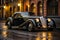unreal highly modified 1930\\\'s vintage car with widebodykit