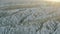 Unreal world of Cappadocia. Colorful landscape of sunrise in valley.Top view of national park in Goreme with its