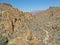 Unrecognizable hikers on the Grapevine Hills trails, Big Bend National Park, USA