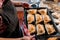 Unrecognizable Latin Elderly Woman Preparing Chilean Baked Beef Empanadas in the Warmth of Her Home Kitchen