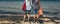 Unrecognizable Young Couple Travelers Man And Woman Standing On Seashore And Enjoying View Adventure Travel Journey Relax Concept