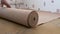 Unroll Natural Cork roll. basis for a Laminate