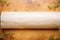 unrolled parchment paper with natural edges