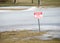 Unsafe Ice - Keep Off Sign