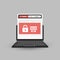 Unsafe Online Browsing - Locked Device, Encrypted Files, Lost Documents, Global Ransomware Attack. Virus Infection, Malware, Fraud