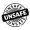 Unsafe rubber stamp