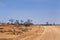 Unsealed desert road in South Australia