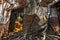 Unseen Thailand, Buddha in old temple at Wat Sang Kratai Ang Thong Province,Thailand