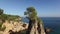 Unspoiled Mediterranean Seaside Beach Aerial Shoot