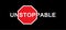 Unstoppable - text with and traffic sign Stop
