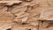 Untamed Wilderness Vista: Craggy Sandstone Texture. AI generate