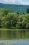 Untouched bank of the Danube in Hungary, Europe