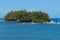 Untouched tropical island in the Caribbean sea