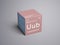 Ununbium. Transition metals. Chemical Element of Mendeleev\\\'s Periodic Table. 3D illustration