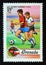 Unused post stamp Grenada 1974, West Germany versus Chile soccer game