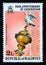 Unused post stamp Maldives 1978, Scepter with dove jewelery