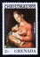 Unused postage stamp Grenada 1975, Luis de Morales christmas painting