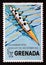 Unused postage stamp Grenada 1975, Rowing eight team sport