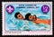 Unused postage stamp Grenada Grenadines 1977, Swimming and live saving