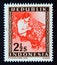 Unused postage stamp Republic Indonesia 1949, Female Batik worker