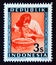 Unused postage stamp Republic Indonesia 1949, male metal worker