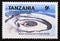 Unused postage stamp Tanzania 1991, Mount KilimanjaroÂ´s inner crater