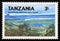 Unused postage stamp Tanzania 1991, Ngorongoro Crater