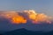 Unusual cloud in the form of a nuclear explosion.