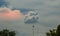 Unusual cloud formation and antennae