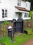 Unusual front gate at lock keepers cottage