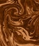 Unusual marble texture. Creative abstract artwork. Liquid brown paints.