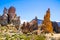 Unusual rock formations in Teide National Park, Tenerife, Canary