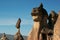 Unusual rocks in Cappadocia, Turkey