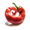 Unusual round chili pepper