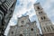 Unusual view of Cathedral and Bell Tower, Florence, Italy