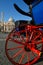 Unusual view of San Peter Church in Rome