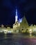 Unusual view of Tallinn town hall