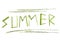 Unusual word inscription Summer
