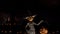 Unveiling the Devilish Scarecrow\\\'s Deception in the Eerie Nighttime Graveyard of Halloween