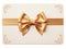 Unveiling Elegance: The Perfect Gift Card Adorned with a Golden Bow