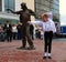 Unveiling of monument to Michael Jackson.