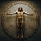 Unveiling perfection: timeless allure of vitruvian man, leonardo da vinci's iconic representation of human