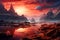 Unveiling the unreal: breathtaking view of alien world\\\'s surface