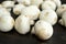 Unwashed Raw White Button Mushrooms