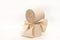 Unwound paper roll. Two rolls of paper. Simple toilet paper on a white background. A skein of paper for the toilet