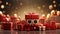 Unwrap the Joy of Christmas Merry Moments with Snowman Gift Boxes and a Festive Christmas Background